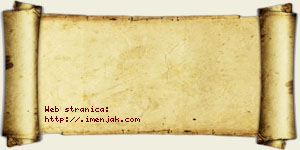 Mina Čičovački vizit kartica